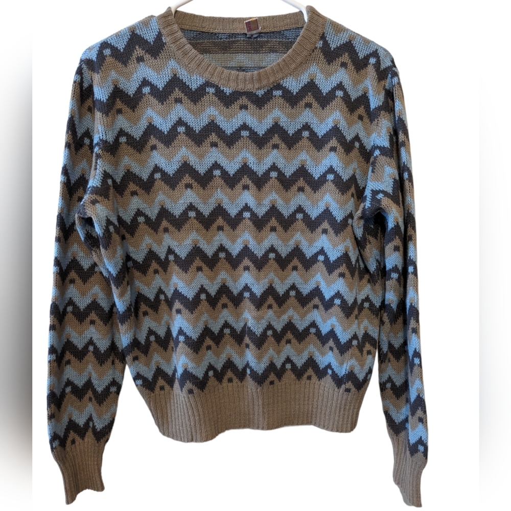 Vintage 90's Chevron Print Sweater